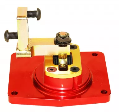 Qwik Stik Shifter TKO500/600 Mid-Shift 2" Left Straight Up - 0.500" Bwd No Stops with Rr Cover Plate